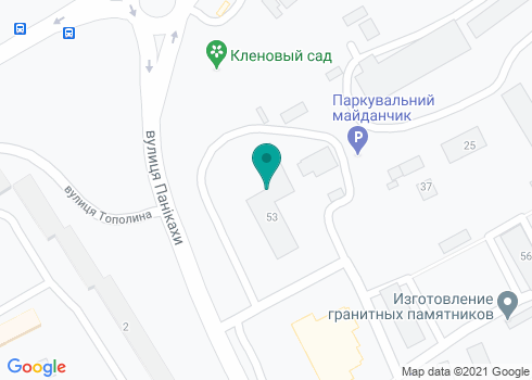 Днепровская стоматологическая поликлиника №1, филиал №8 детский - на карте