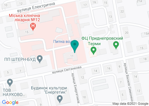 Днепровская стоматологическая поликлиника №1, филиал - на карте