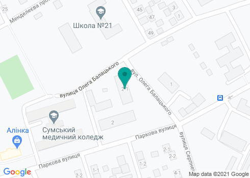 Сумская Городская Стоматологическая Поликлиника - на карте
