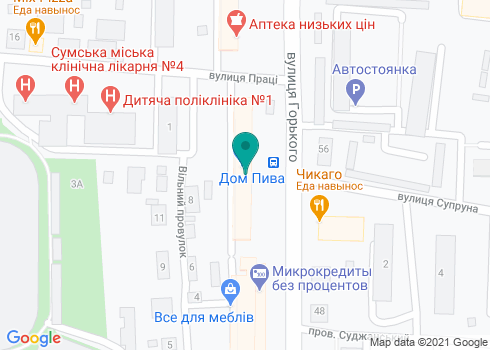Стоматологический кабинет на Горького - на карте
