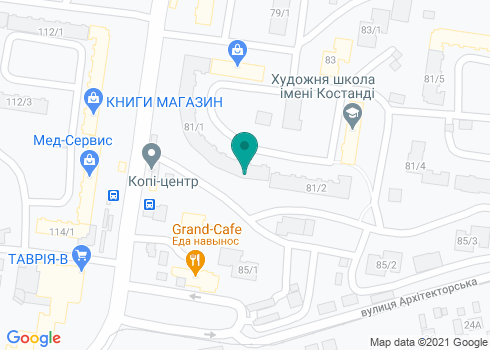 Стоматологический кабинет, СПД Четырев В.И. - на карте