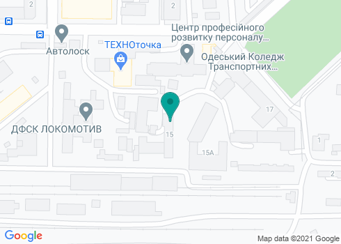 Укрзалізниця, Одесская стоматологическая поликлиника - на карте