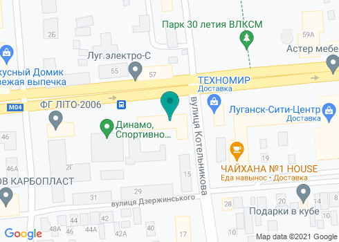 Стоматология Стома-Луганск - на карте