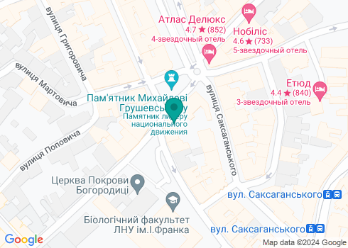 Стоматологія ФОП Яцишин Наталія Юріївна - на карте