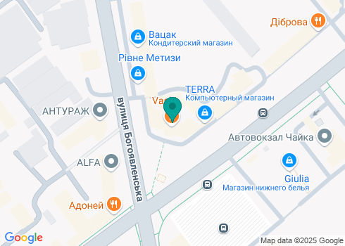 Стоматология Гаврилюка Володимира Миколайовича - на карте