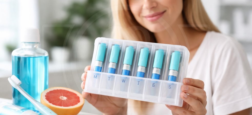 Препарати для схуднення і зуби: що насправді відомо про семаглутид, сухість у роті та ризики для емалі