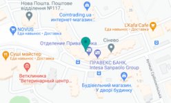 Стоматологическая клиника Воронюк - на карте Стоматологическая клиника Воронюк - на карте