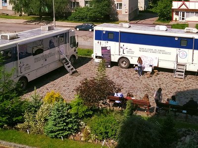 Медична клініка на колесах МБФ «Дар життя», стоматологічний автобус