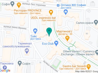 Детская стоматология Зубастик - на карте Детская стоматология Зубастик - на карте