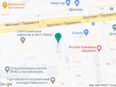 Стоматологическая клиника «Оксамит» - на карте Стоматологическая клиника «Оксамит» - на карте