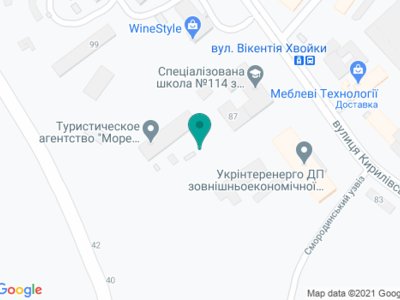 Стоматология на Кирилловской - на карте