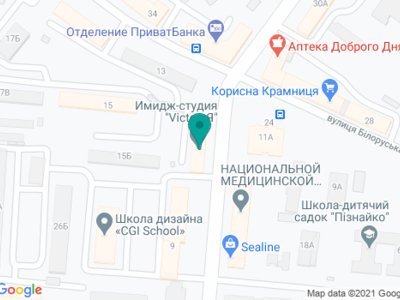 Стоматологическая клиника «Гуща Dental» - на карте Стоматологическая клиника «Гуща Dental» - на карте