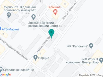 Стоматологическая клиника на Героев Крут - на карте