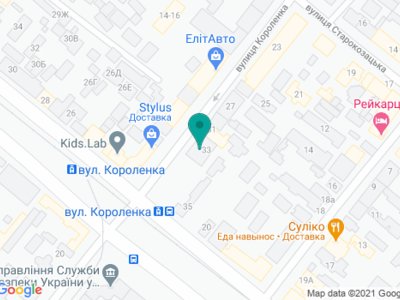 Стоматологический кабинет на Короленко - на карте Стоматологический кабинет на Короленко - на карте