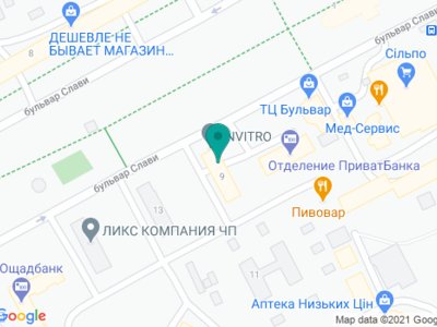 Стоматология на бульваре Славы - на карте