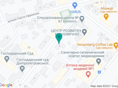 Стоматологическая клиника «Вирон» - на карте Стоматологическая клиника «Вирон» - на карте