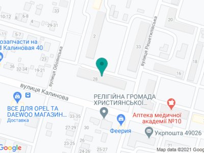 Стоматологический кабинет - на карте