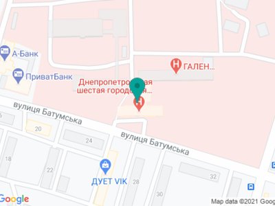 Стоматологический кабинет - на карте