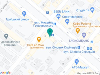 Стоматология KatanDent на Правом берегу - на карте Стоматология KatanDent на Правом берегу - на карте