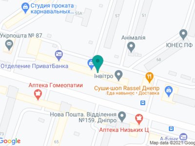 Стоматология KatanDent на Левом берегу - на карте Стоматология KatanDent на Левом берегу - на карте