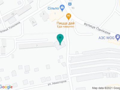 Стоматология T&T dental clinic на Тополе - на карте Стоматология T&T dental clinic на Тополе - на карте