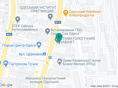 Стоматологический кабинет, СПД Пирогов С.Т. - на карте