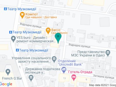 Улыбка, стоматология - на карте