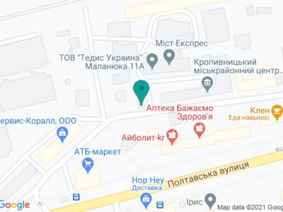 Стоматология Solomiyadent - на карте Стоматология Solomiyadent - на карте