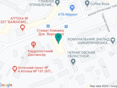Стоматологическая клиника доктора Ворониной - на карте Стоматологическая клиника доктора Ворониной - на карте