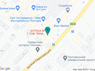 Стоматология Денталь Надежда - на карте