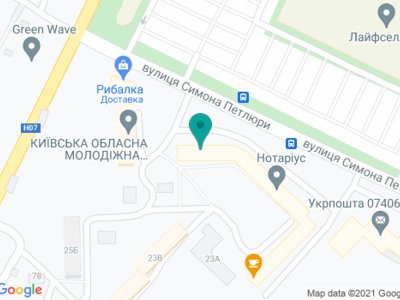 Стоматология доктора Катеруши - на карте Стоматология доктора Катеруши - на карте