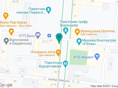 Стоматологический кабинет Азовская амбулатория общей практики - на карте Стоматологический кабинет Азовская амбулатория общей практики - на карте