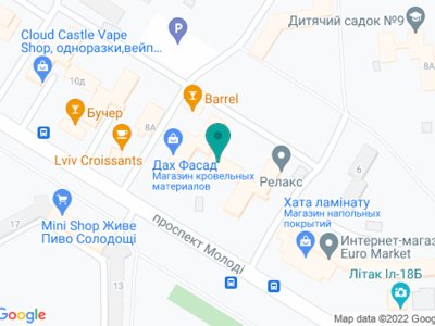 Стоматологічний кабінет Подгурець М.В. - на карте