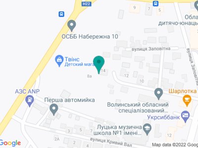 Стоматологія ZubOk Lutsk - на карте