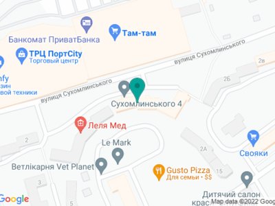 Стоматологія Василюк Тетяни Анатоліївни - на карте Стоматологія Василюк Тетяни Анатоліївни - на карте