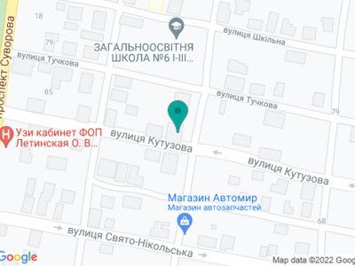 Стоматология ФЛП Анисковец Андрей Сергеевич - на карте Стоматология ФЛП Анисковец Андрей Сергеевич - на карте