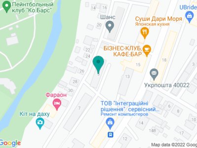 Стоматология ФЛП Савченко Владимир Витальевич - на карте Стоматология ФЛП Савченко Владимир Витальевич - на карте