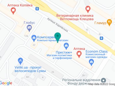 Стоматология ФЛП Рубаха Виктор Никифорович - на карте Стоматология ФЛП Рубаха Виктор Никифорович - на карте