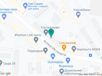 Стоматология Палёных - на карте Стоматология Палёных - на карте