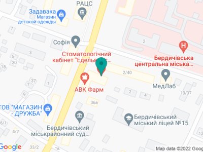Стоматология Эдельвейс - на карте