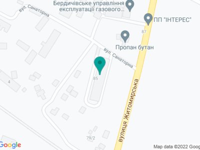 Бердическая районная стоматологическая поликлиника - на карте