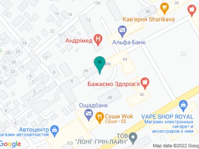 Стоматология ФЛП Невмержицкий Иван Григорьевич - на карте