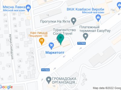 Стоматология Dantyst - на карте Стоматология Dantyst - на карте