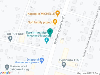 Стоматология ФЛП Воронков Василий Михайлович - на карте