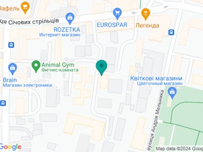 Стоматологія Фабрика усмішок - на карте Стоматологія Фабрика усмішок - на карте