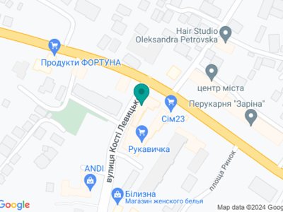 Стоматологія Ваш Стоматолог ФОП Буховцова Наталія Вікторівна - на карте Стоматологія Ваш Стоматолог ФОП Буховцова Наталія Вікторівна - на карте