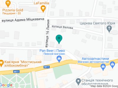 Стоматологія ФОП Пушкар Олег Олегович - на карте Стоматологія ФОП Пушкар Олег Олегович - на карте