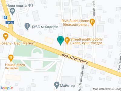 Стоматологія Вавричина Тараса - на карте Стоматологія Вавричина Тараса - на карте