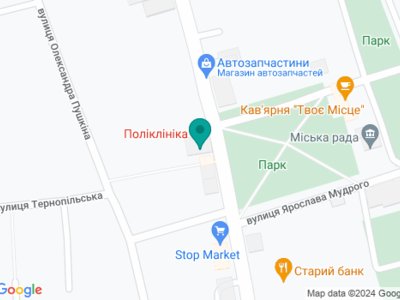 Поліклінічне відділення КНП Рава-Руська лікарня - на карте