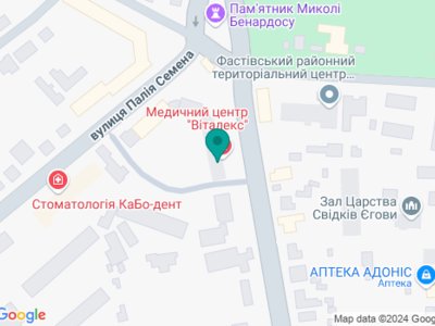 Сучасна стоматологія Щупарчука - на карте Сучасна стоматологія Щупарчука - на карте